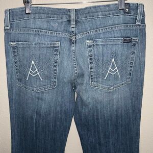 7 For All Mankind The Lexie Petite A Pocket Boot Cut Jeans size 31